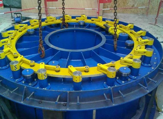 Montage de turbines pour EDF