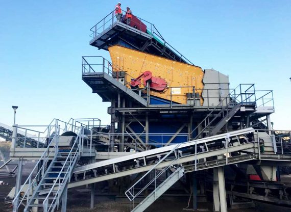 Montage et modification en carrière pour EUROVIA