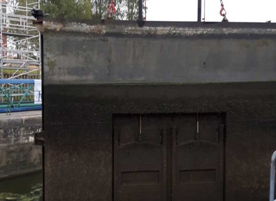 Entretien et réparation de porte d’écluse à DUNKERQUE