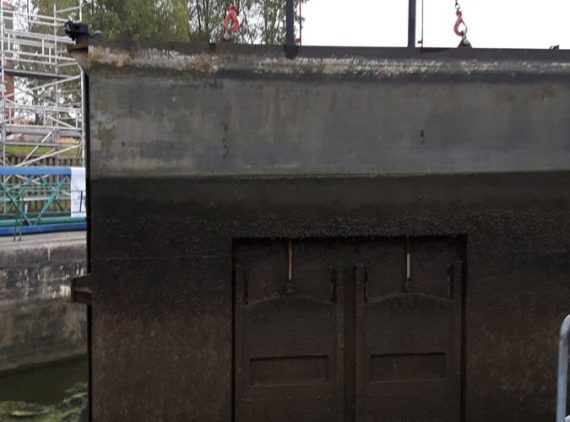 Entretien et réparation de porte d’écluse à DUNKERQUE