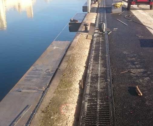 Renforcement du quai du port de METZ