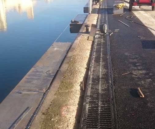 Renforcement du quai du port de METZ