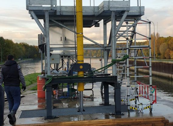 Réalisation et montage de 12 passerelles pour INDUSTEAM (VNF PARIS)