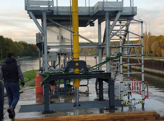 Réalisation et montage de 12 passerelles pour INDUSTEAM (VNF PARIS)