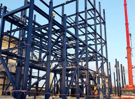 Travaux de montage central électrique pour BERTSCH ENERGY en Belgique