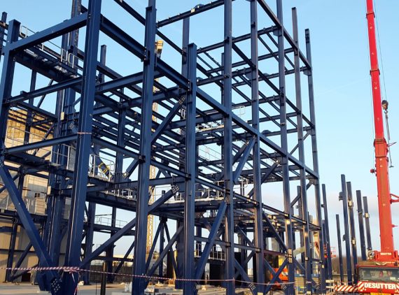 Travaux de montage central électrique pour BERTSCH ENERGY en Belgique