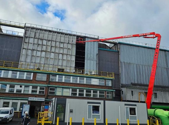 Maintenance industrielle: changement de bardage aux ateliers d’ArcelorMittal à FLORANGE