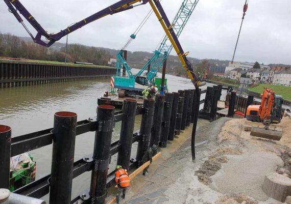Renforcement de l’écluse de Champagne-sur-Seine pour VNF