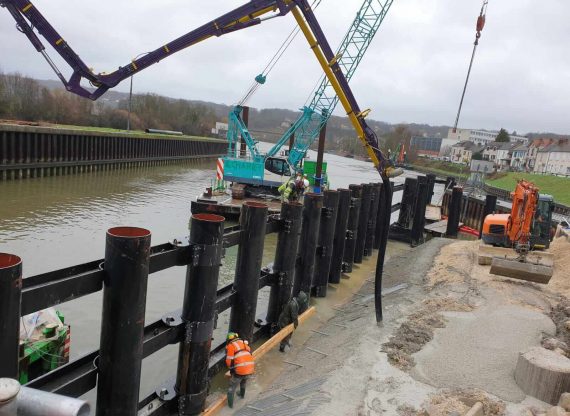 Renforcement de l’écluse de Champagne-sur-Seine pour VNF