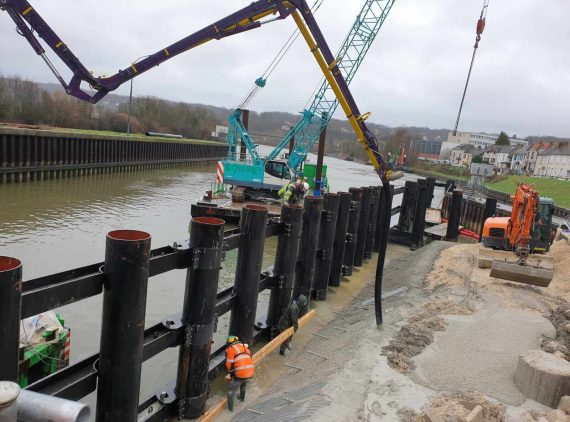Renforcement de l’écluse de Champagne-sur-Seine pour VNF