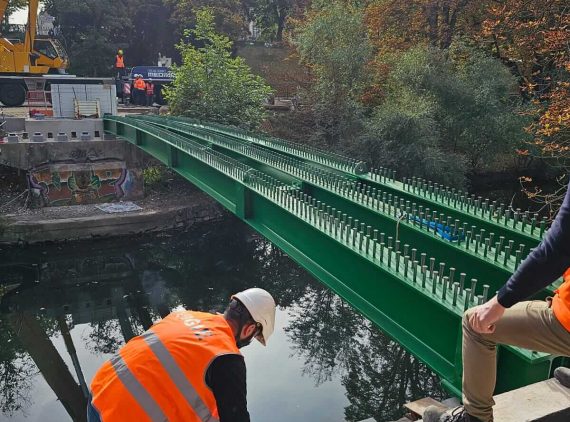 Réalisation du montage d’un pont à METZ